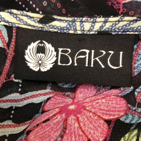Baku swim tropical leaves cover up size M - Picture 7 of 8